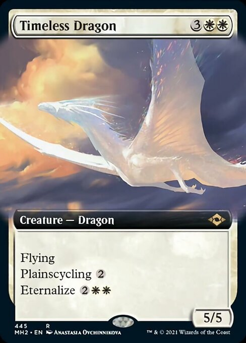 Timeless Dragon (Extended Art) (Modern Horizons 2) Near Mint