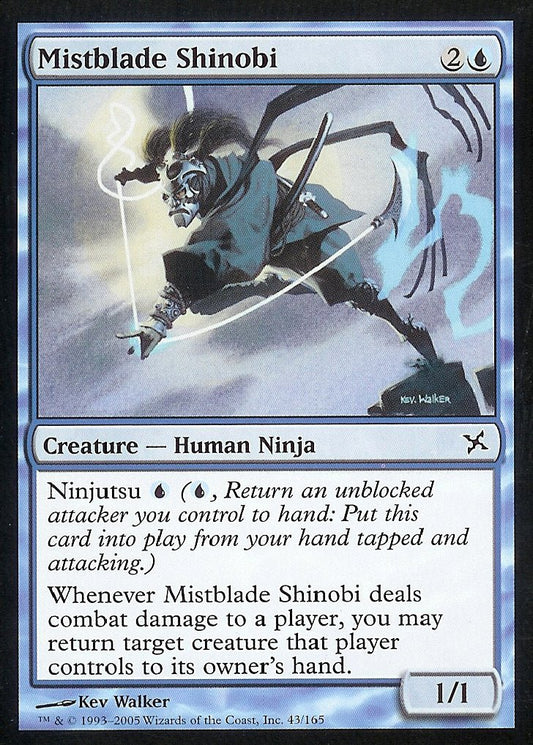 Mistblade Shinobi (Betrayers of Kamigawa) Light Play - Nick Nack's Full Frontal Attack