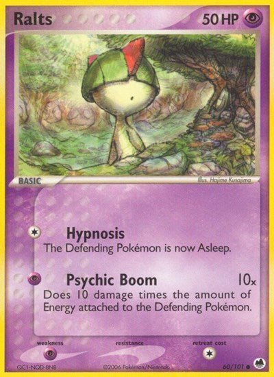 Ralts (Dragon Frontiers) Light Play - Nick Nack's Full Frontal Attack