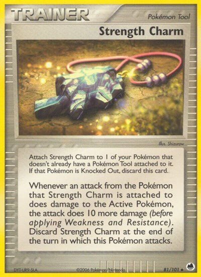 Strength Charm (Dragon Frontiers) Light Play - Nick Nack's Full Frontal Attack
