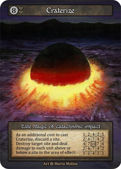 Craterize (Alpha) Near Mint