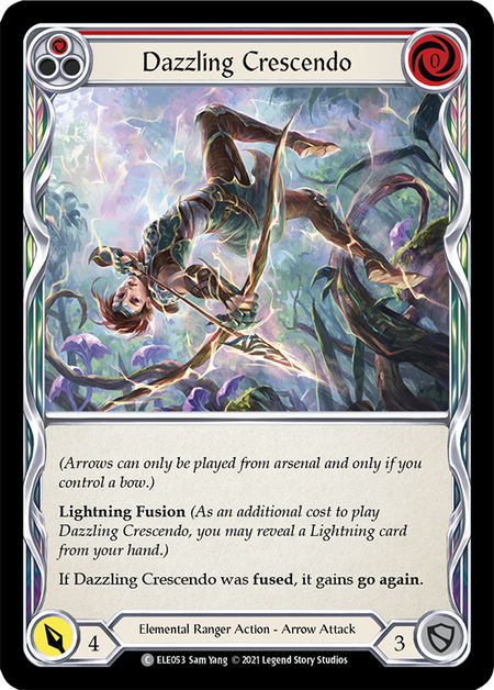 Dazzling Crescendo (Red) (Tales of Aria) Near Mint Unlimited