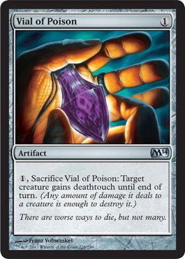 Vial of Poison (Magic 2014 Core Set) Near Mint - Nick Nack's Full Frontal Attack
