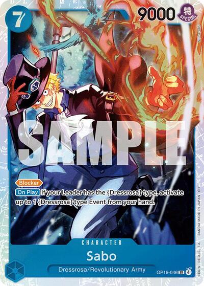 Sabo (Adventure on Kami's Island) Near Mint Foil - Nick Nack's Full Frontal Attack