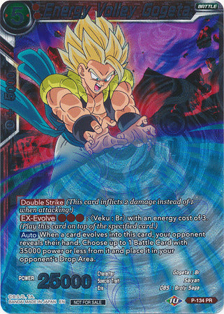 Energy Volley Gogeta (Série 7 Super Dash Pack) (P-134) [Cartes promotionnelles] 