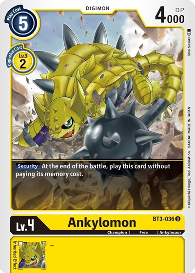 Ankylomon (Release Special Booster) Near Mint