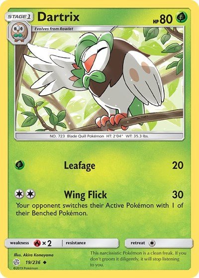 Dartrix (SM - Cosmic Eclipse) Near Mint - Nick Nack's Full Frontal Attack