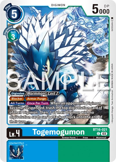 Togemogumon (Beginning Observer) Near Mint
