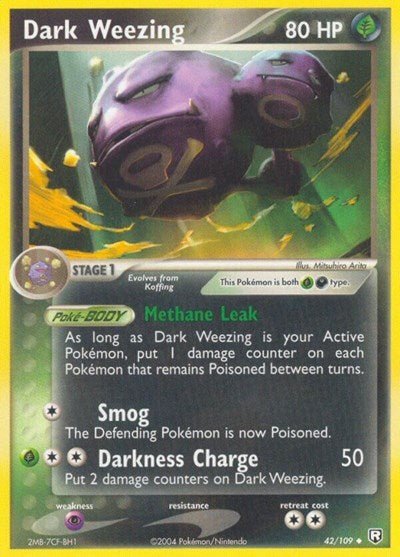 Dark Weezing (Team Rocket Returns) Light Play - Nick Nack's Full Frontal Attack