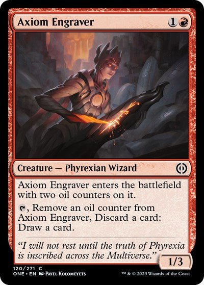 Axiom Engraver (Phyrexia: All Will Be One) Near Mint - Nick Nack's Full Frontal Attack