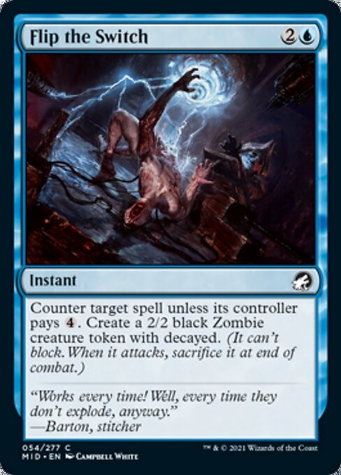 Flip the Switch (Innistrad: Midnight Hunt) Near Mint - Nick Nack's Full Frontal Attack