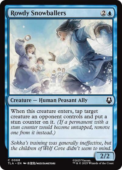 Rowdy Snowballers (Avatar: The Last Airbender) Near Mint - Nick Nack's Full Frontal Attack
