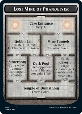 Lost Mine of Phandelver / Skeleton Double - sided Token (Promo Pack: Adventures in the Forgotten Realms) Near Mint - Nick Nack's Full Frontal Attack