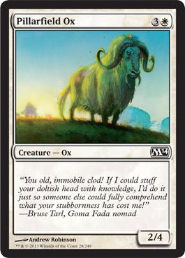 Pillarfield Ox (Magic 2014 Core Set) Near Mint - Nick Nack's Full Frontal Attack