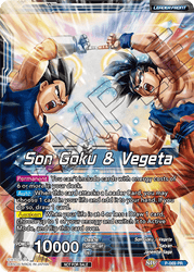 Son Goku &amp; Vegeta // Miracle Strike Gogeta (estampillé or) [P-069]