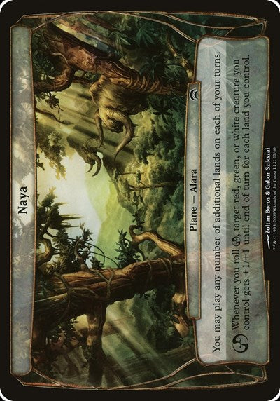 Naya (Planechase) (Oversize Cards) Medium Play