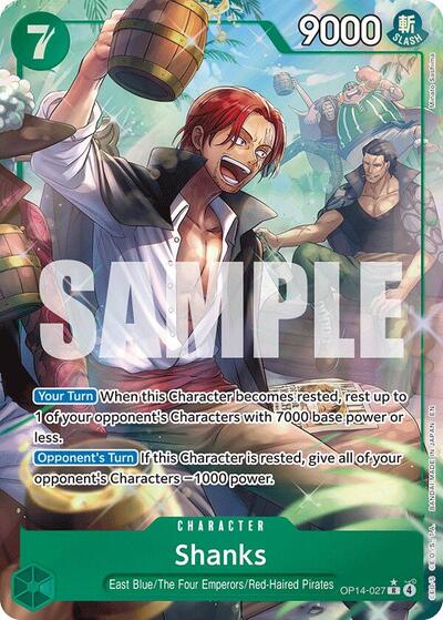 Shanks (Alternate Art) (The Azure Sea's Seven) Near Mint Foil