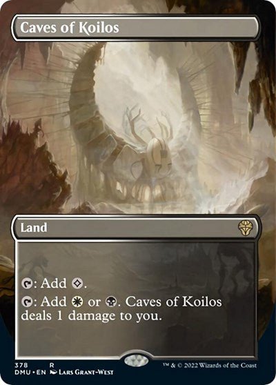 Caves of Koilos (Borderless) (Dominaria United) Near Mint - Nick Nack's Full Frontal Attack