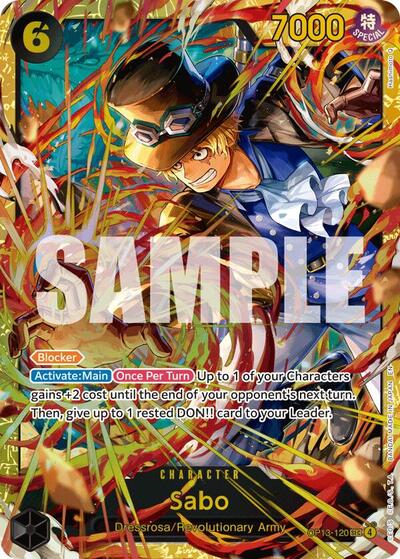 Sabo (120) (SP) (Carrying On His Will) Near Mint Foil