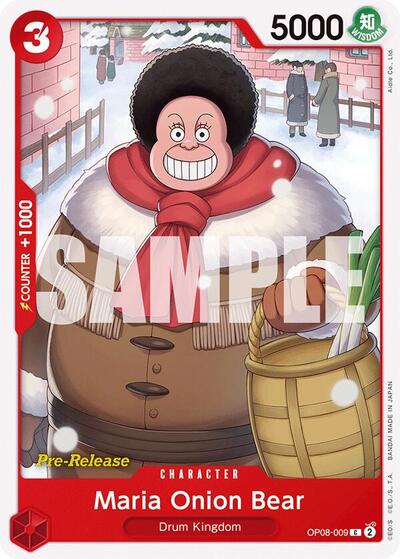 Maria Onion Bear (Two Legends Pre-Release Cards) Near Mint