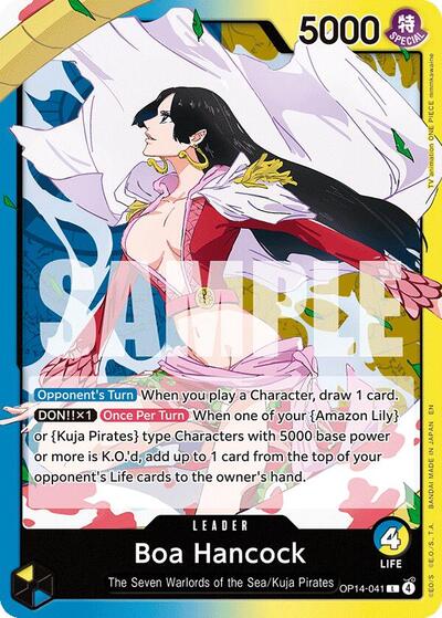 Boa Hancock OP14 - 041 (The Azure Sea's Seven) Near Mint - Nick Nack's Full Frontal Attack