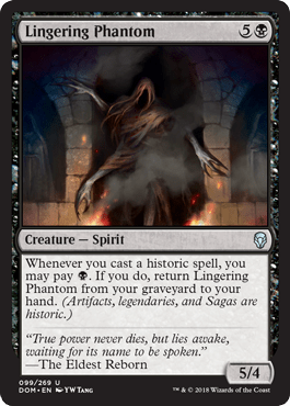 Lingering Phantom (Dominaria) Near Mint - Nick Nack's Full Frontal Attack