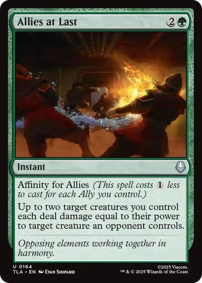 Allies at Last (Avatar: The Last Airbender) Near Mint - Nick Nack's Full Frontal Attack