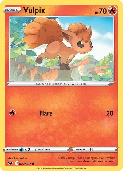 Vulpix (SWSH01: Sword & Shield Base Set) Near Mint - Nick Nack's Full Frontal Attack