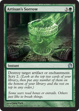 Artisan's Sorrow (Theros) Near Mint - Nick Nack's Full Frontal Attack