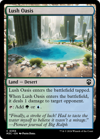 Lush Oasis (Ripple Foil) [Modern Horizons 3 Commander]