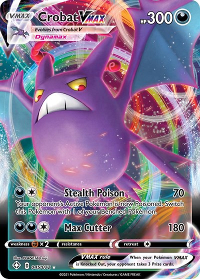 Crobat VMAX (Shining Fates) Near Mint Holofoil