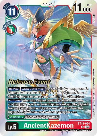 AncientKazemon (Release Special Booster 2.0 Pre-Release Cards) Near Mint Foil