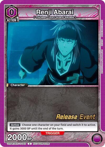 Renji Abarai (045) (BLEACH: Thousand-Year Blood War Release Event Cards) Near Mint
