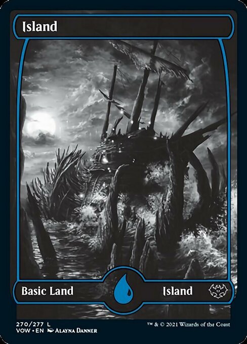 Island (270) (Innistrad: Crimson Vow) Near Mint - Nick Nack's Full Frontal Attack