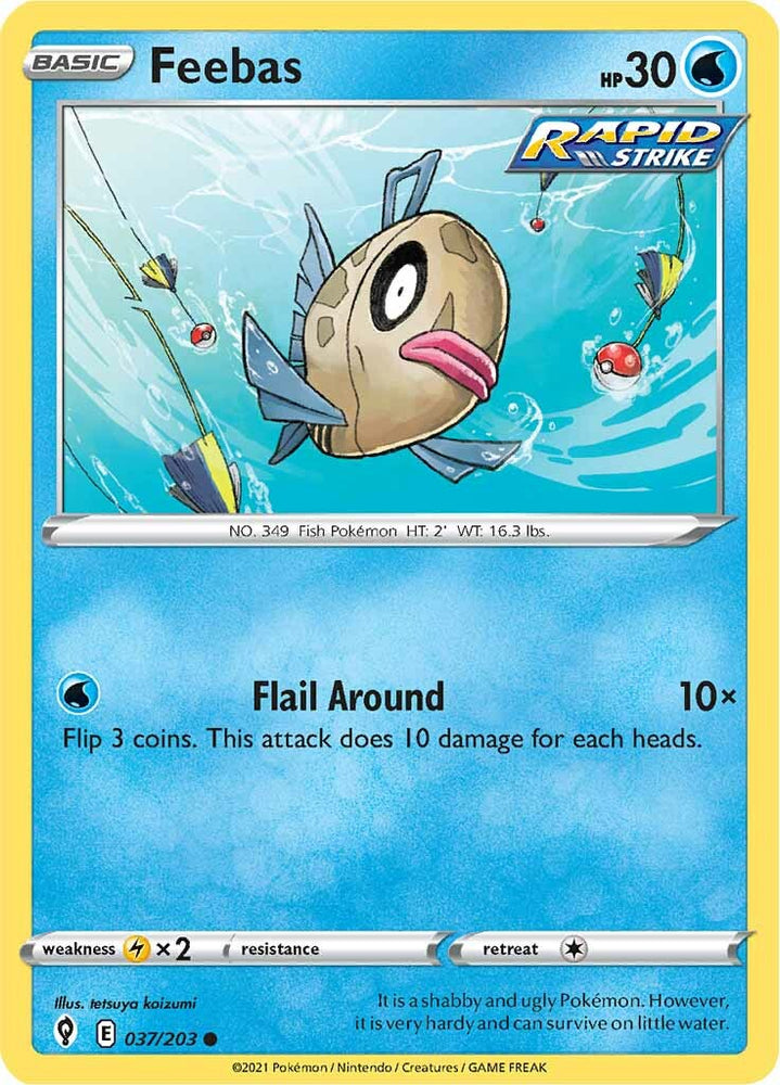 Feebas (037/203) [Espada y escudo: Cielos en evolución] 