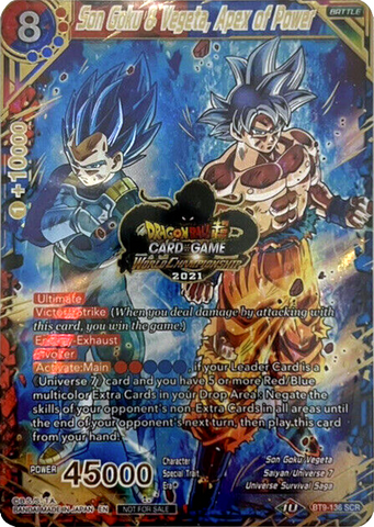 Son Goku & Vegeta, Apex of Power (World Championship 2021) (BT9-136) [Tournament Promotion Cards]