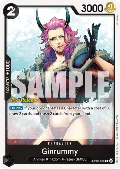 Ginrummy (Two Legends Pre - Release Cards) Near Mint - Nick Nack's Full Frontal Attack