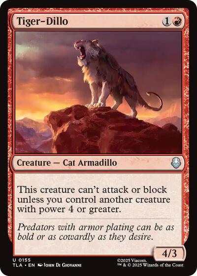Tiger - Dillo (Avatar: The Last Airbender) Near Mint - Nick Nack's Full Frontal Attack