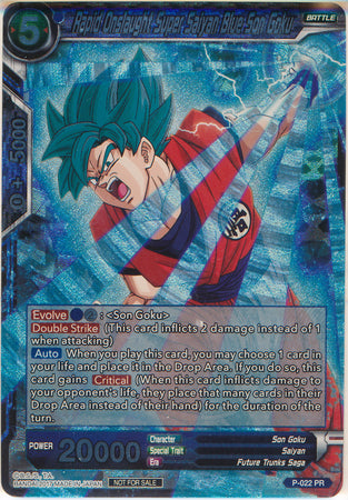 Rapid Onslaught Super Saiyan Blue Son Goku (P-022) [Cartes de promotion] 