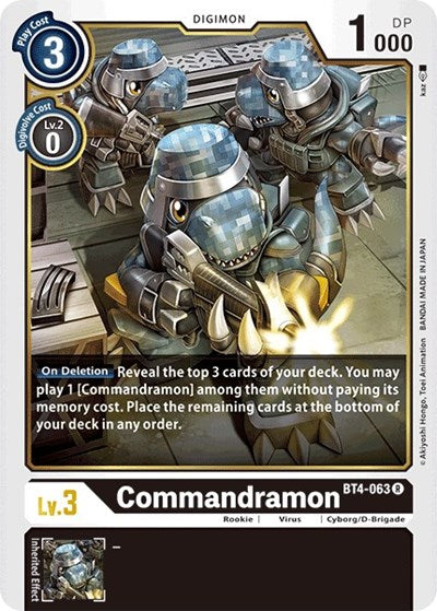 Commandramon (Great Legend) Near Mint