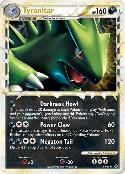 Tyranitar (Prime) (Unleashed) Light Play Holofoil