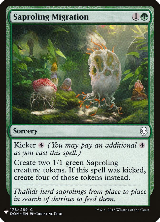 Migración de Saproling [Mystery Booster] 