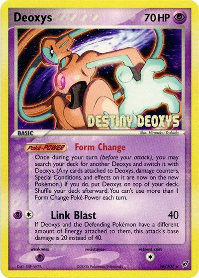 Deoxys (Normal Forme) - 16/107 (Movie Promo) (Miscellaneous Cards & Products) Light Play