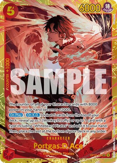 Portgas.D.Ace (118) (The Time of Battle) Near Mint Foil
