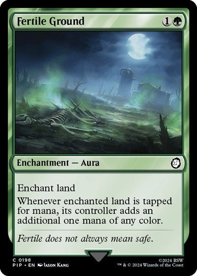 Fertile Ground (Universes Beyond: Fallout) Near Mint Foil - Nick Nack's Full Frontal Attack