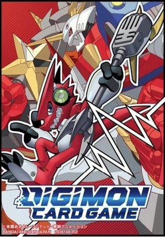 Digimon TCG: Official Card Sleeves (Shoutmon & OmegaShoutmon)