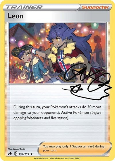 Leon (Crown Zenith) Near Mint Reverse Holofoil