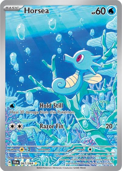 Horsea - 067 (SV: Shrouded Fable) Near Mint Holofoil