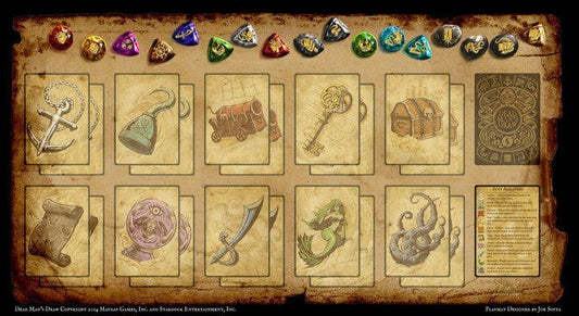 Dead Man's Draw Neoprene Game Playmat - Nick Nack's Full Frontal Attack