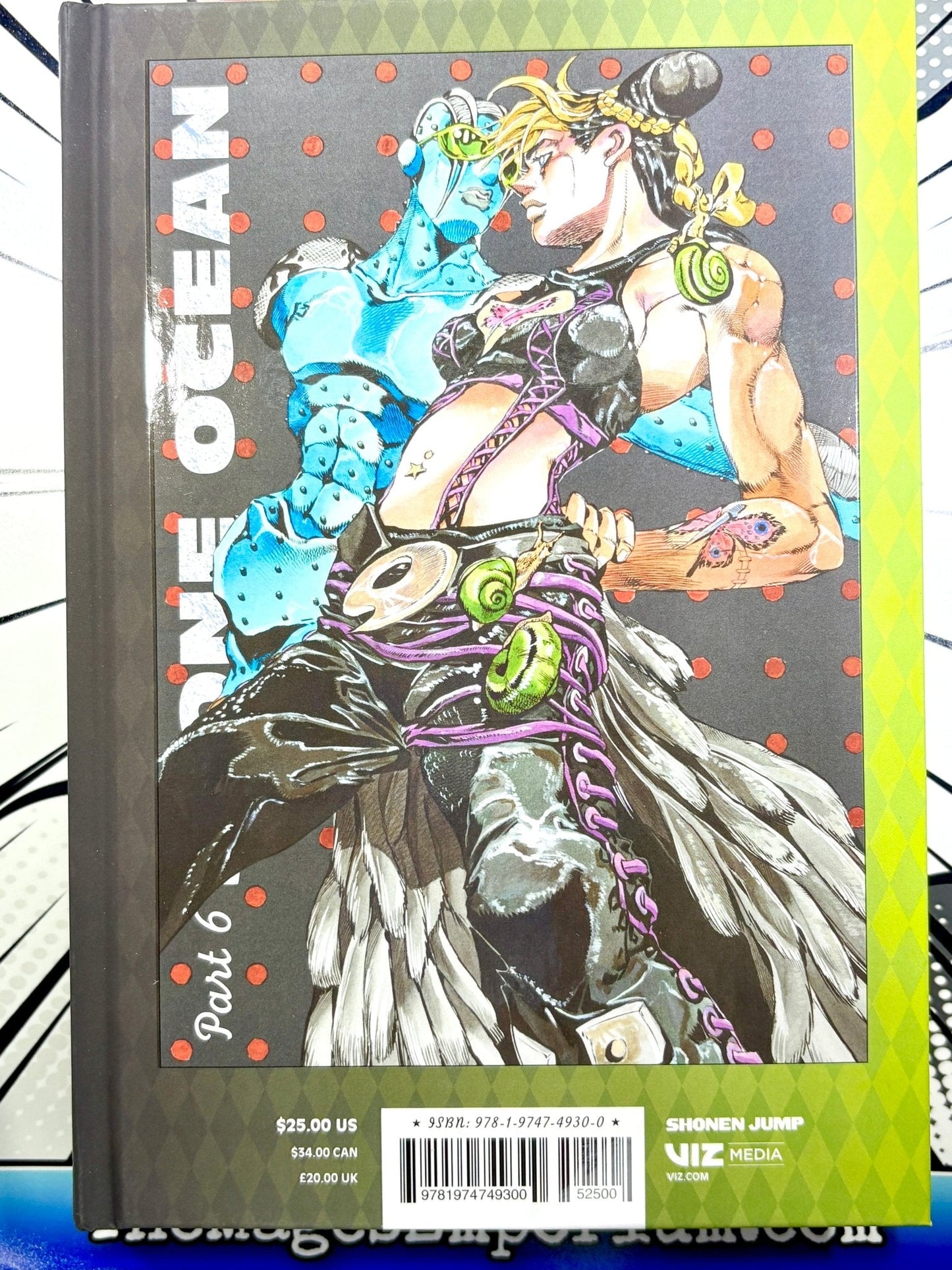 Jojo's Bizarre Adventure Part 6 Vol 7 Hardcover - Nick Nack's Full Frontal Attack